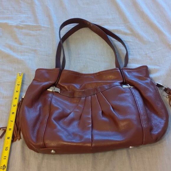 B makowsky buttery soft brown shoulder bag - Picture 8 of 8